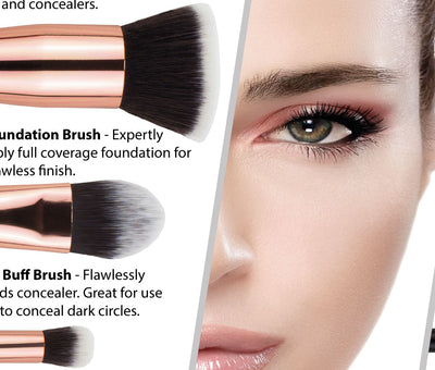 What are the best type of makeup brushes to use?