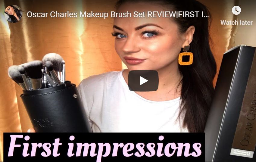 Makeup Brush Review by the Fabulous  Elle Jane - Oscar Charles