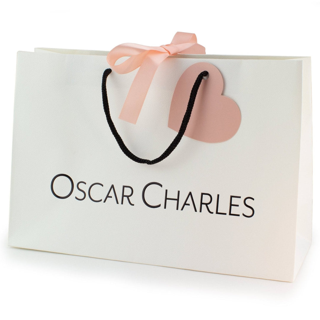 Oscar Charles Medium Gift Bag Colour Cream with Black Logo - Oscar Charles - 10145172 - 