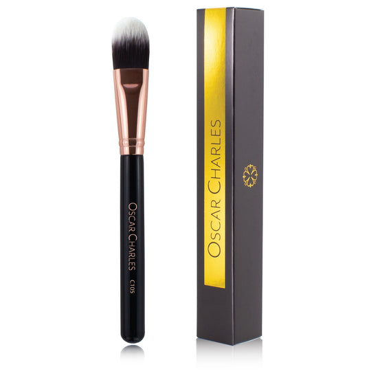 Oscar Charles 105 Luxe Foundation Face Makeup Brush - Oscar Charles - 10145105 - 5060597570053