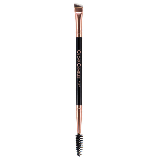 Oscar Charles 117 Luxe Spoolie & Angled Brow Makeup Brush - Oscar Charles - 10145117 - 5060597570176