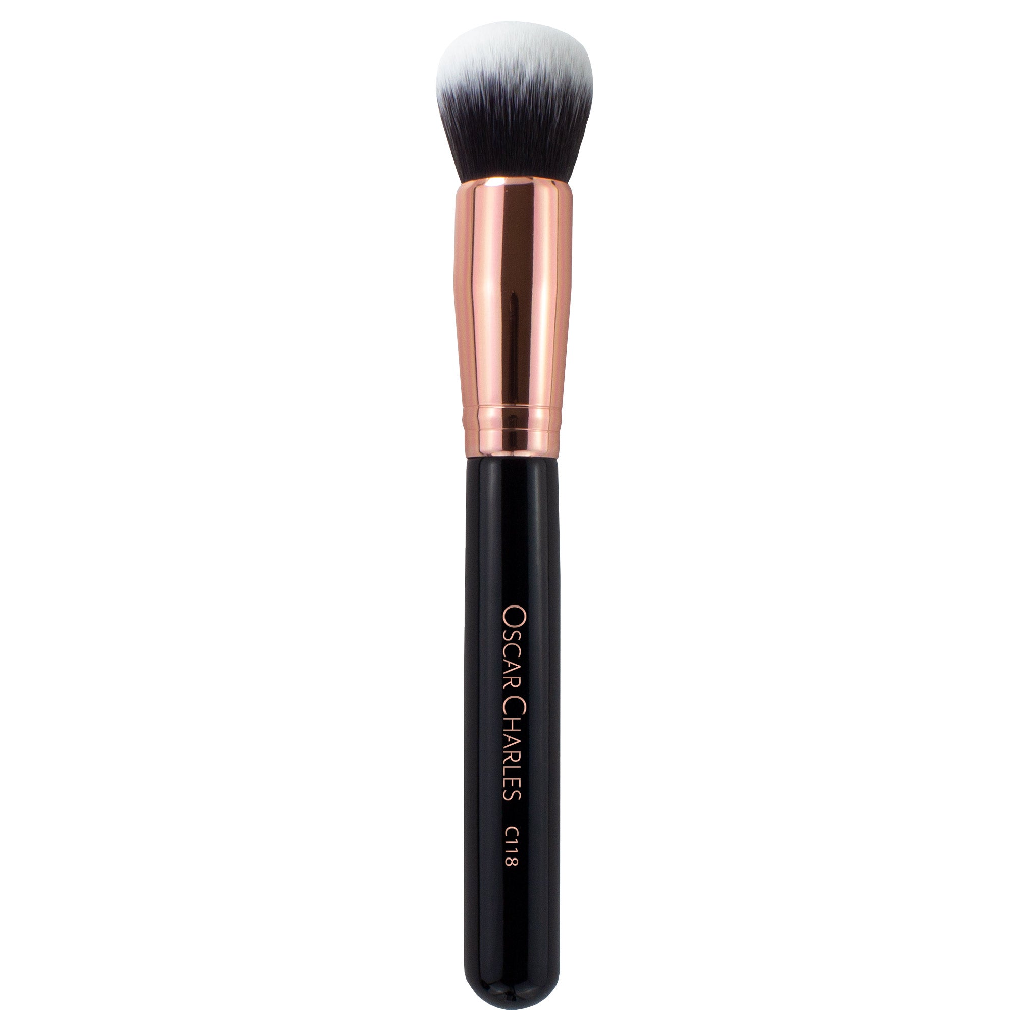 Oscar Charles Foundation-Pinsel C129 – Flach, Weiche Borsten – Für Foundation, Concealer & Bronzer