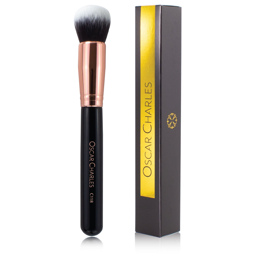 Oscar Charles 118 Luxe Silk Finish Foundation Makeup Brush - Oscar Charles - 10145127 - 5060597570275