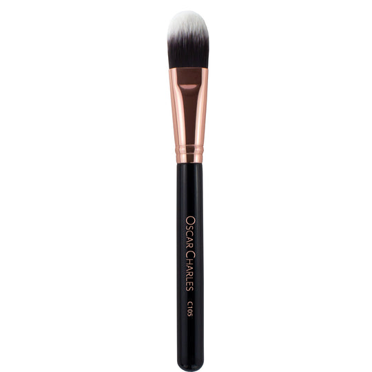 Oscar Charles 105 Luxe Foundation Face Makeup Brush - Oscar Charles - 10145134 - 5060597570336