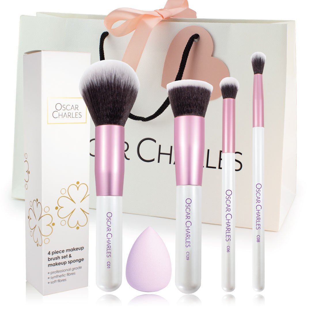 Essential Makeup Brush Set & Gift bag - Oscar Charles - 10145209 - 5060597571081