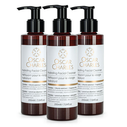 Hydrating Facial Cleanser Pack of 3 - Oscar Charles - 10145219 - 5060597571180