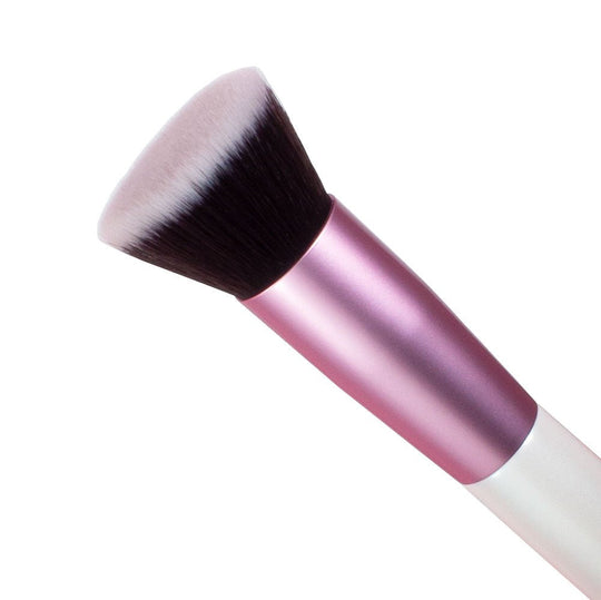 Oscar Charles Foundation Brush C129, Flat Top Liquid Foundation Makeup Brush Pink/White - Oscar Charles - 10145266 - 5060597571654