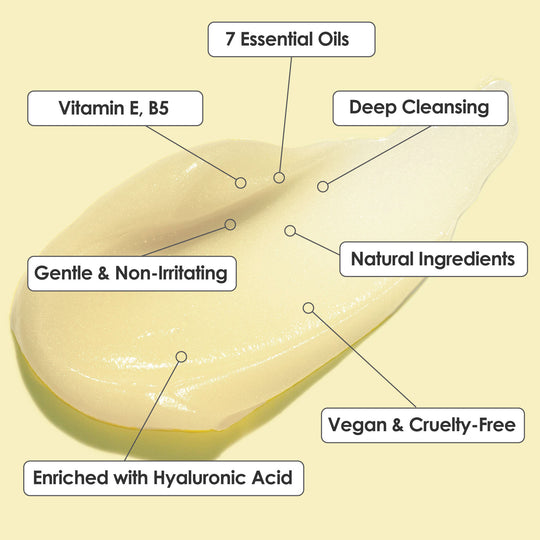 E7 Natural Cleansing Balm with Hyaluronic Acid + Vitamin E