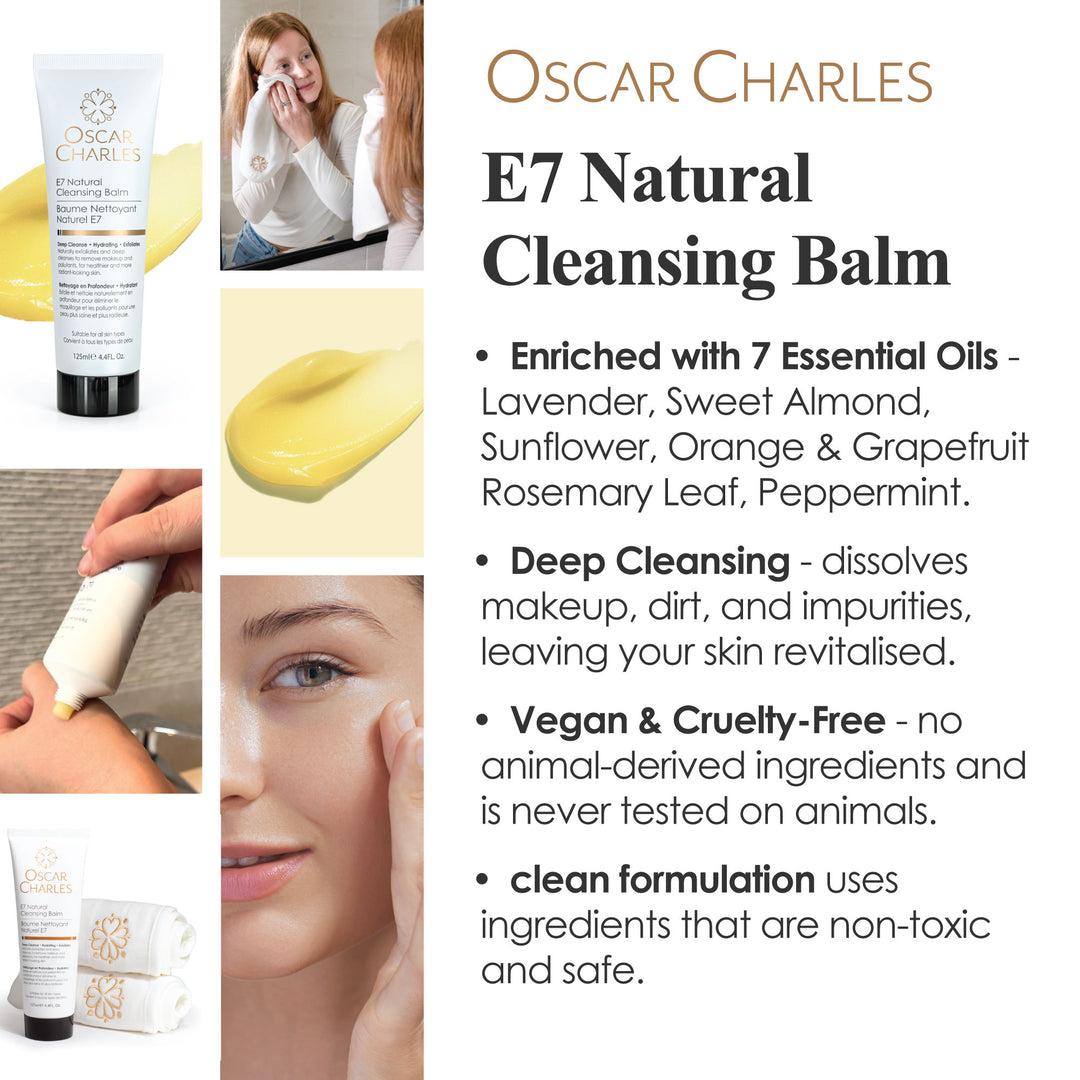 Bedtime Night Skincare Cocoon Cleansing & Repair, Cleansing Balm, Serum and Eye Cream, & Face Cloths