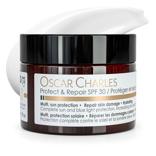 Protect & Repair Day Cream SPF30 with Hyaluronic Acid + Vitamin C - Oscar Charles - 10145272 - 5060597571715