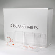 Oscar Charles Makeup Storage Holder Clear / Rose Gold