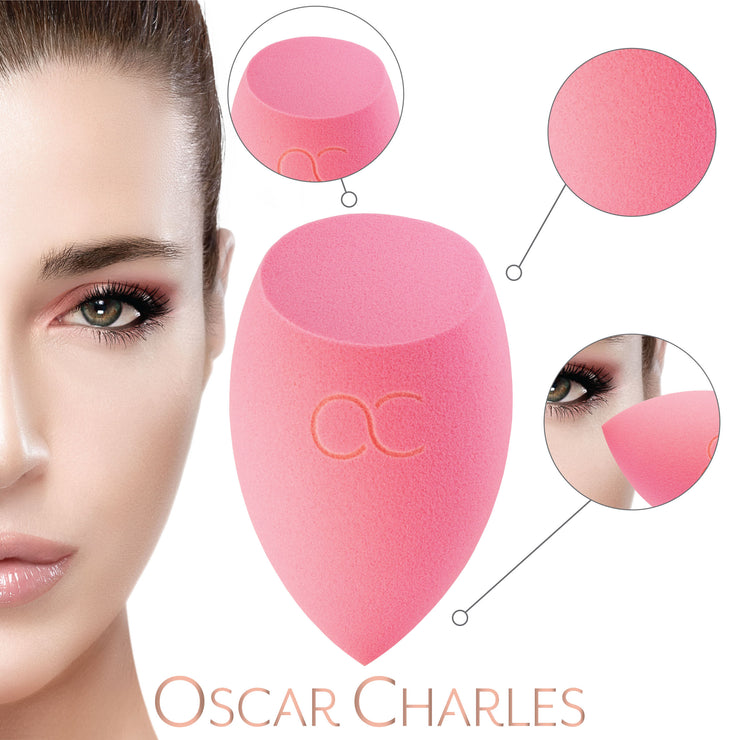 Oscar Charles Beauty Makeup Sponge for Blending Make up Foundation - 2 Pack