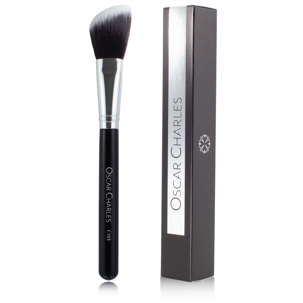 Oscar Charles 103 Luxe Angled Blush Makeup Brush